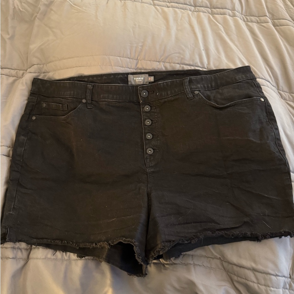 Torrid Black Jean Shorts for Women